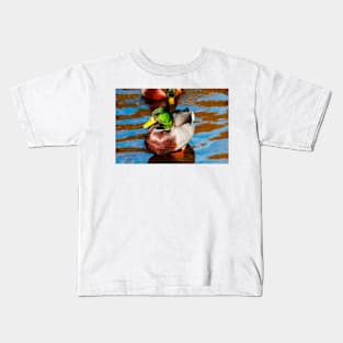 Cute Little Mallard Duck Kids T-Shirt